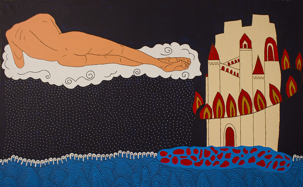 pictorial dream work by Olena Kayinska